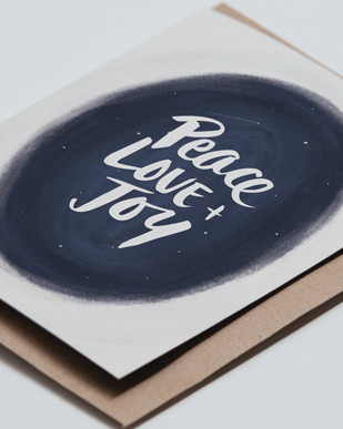 Coocachuu - Peace Love and Joy christmas Card