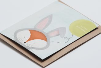 Coocachuu - Fox Birthday Card