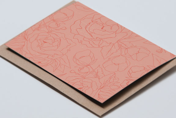 coocachuu - pink flowers card