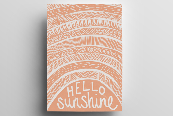 Coocachuu - Hello Sunshine Print