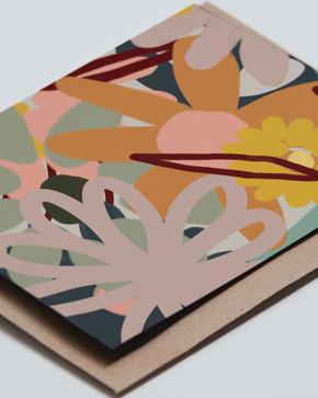 Coocachuu - Warmth floral greeting card