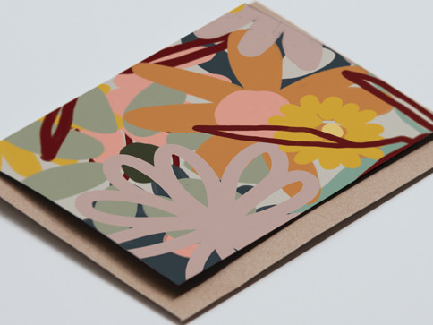 Coocachuu - Warmth floral greeting card