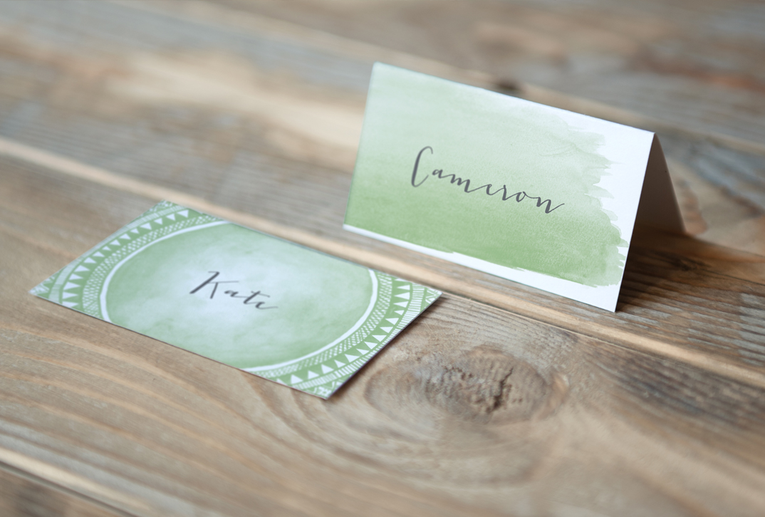 Coocachuu Indie Place Cards