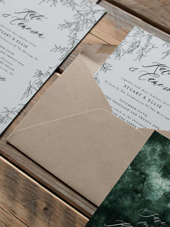 Coocachuu Forrest Invitations Suite