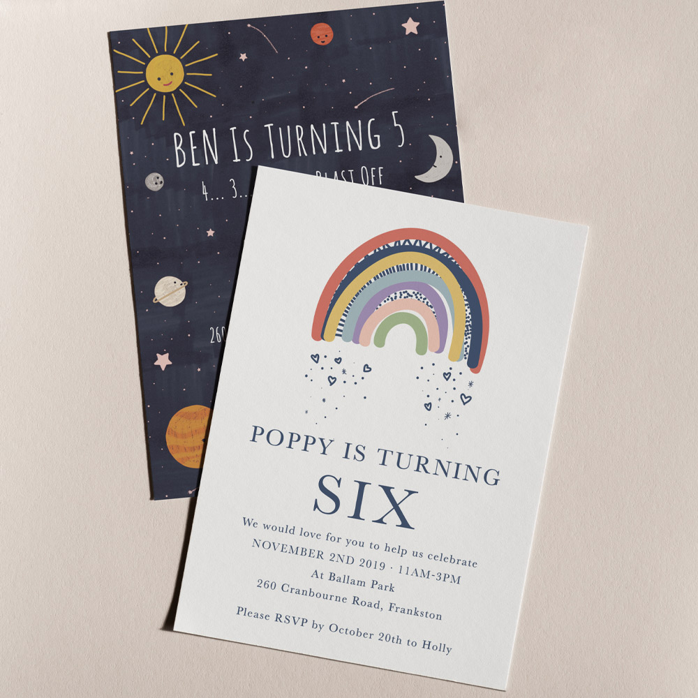 printable kids birthday invitations