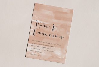 Stripes printable invitation